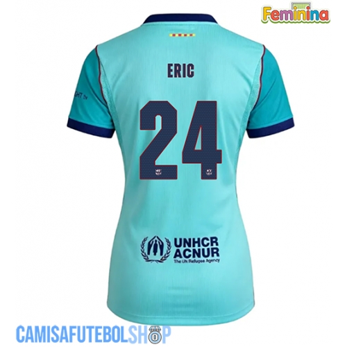 Camisa de time de futebol Barcelona Eric Garcia #24 Replicas 3º Equipamento Feminina 2026-27 Manga Curta